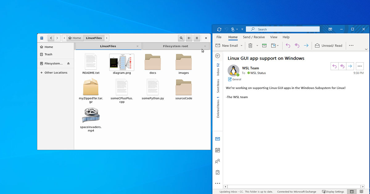Linux OS එක Windows වලම පොඩි කොටසක් වේවිද?