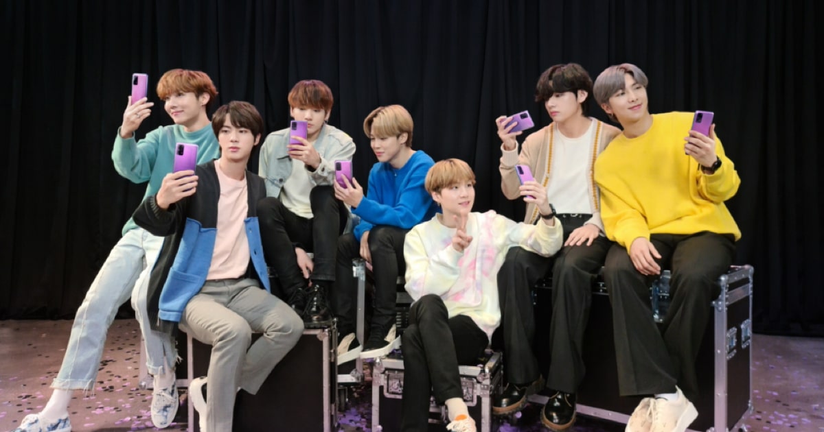 Samsung සමාගම විසින් Galaxy S20+ සහ Galaxy Buds+ BTS editions නිල වශයෙන් නිවේදනය කරයි