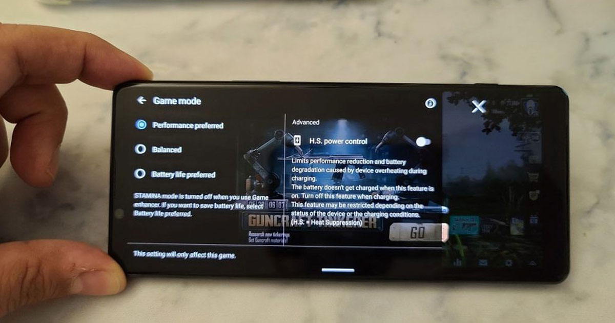 Charge කරන ගමන් battery එකට හානියක් නැතුව games play කරන්න, Sony එකෙන් phone එකට දුන්න අළුත්ම feature එක