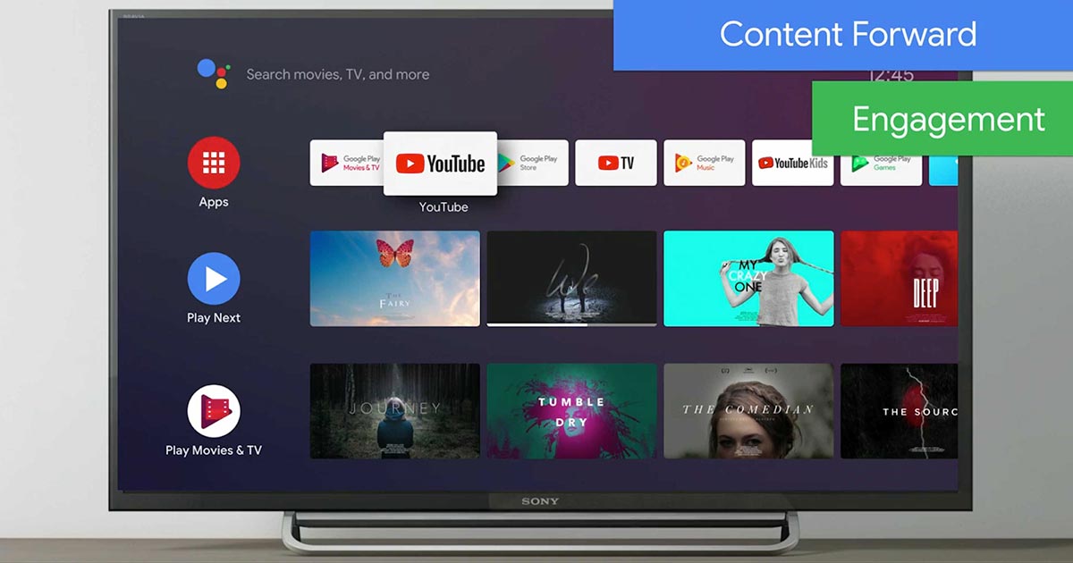Android TV සේවාව Google TV ලෙස නම් කිරීමේ සූදානමක්