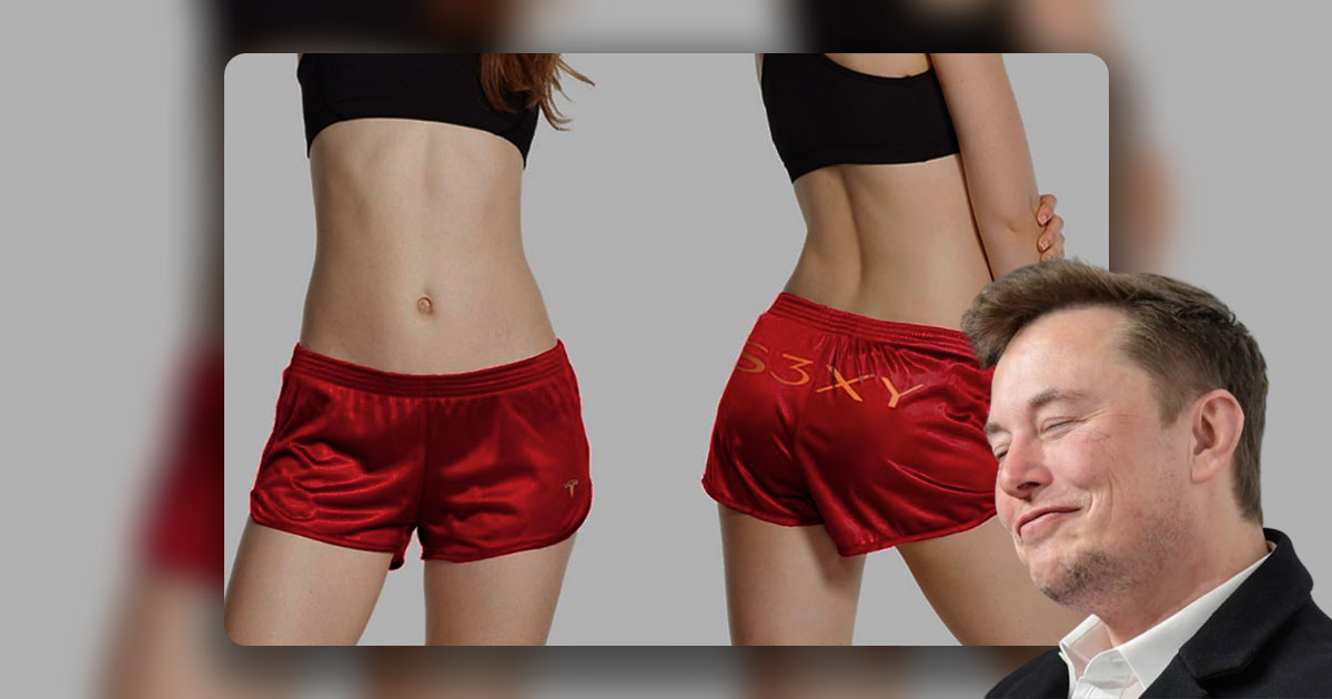 Tesla website එක down කරමින් fans ලව පිස්සු වට්ටපු ඩොලර් 69 ක "Tesla Short Shorts"