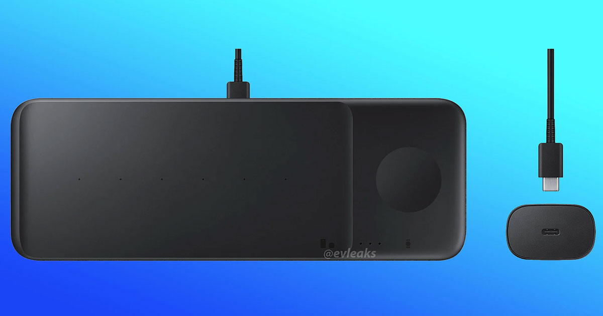 Devices තුනක් එක විට Charge කල හැකි Pad Trio නම් Wireless Charger  එකක් Samsung සමාගම හඳුන්වා දීමට සැරසේ