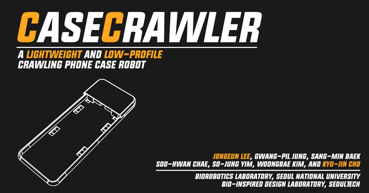 ස්වයංක්රීයවම Charging Pad එක වෙතට ගමන කරන Wireless charging Smartphone Case එක