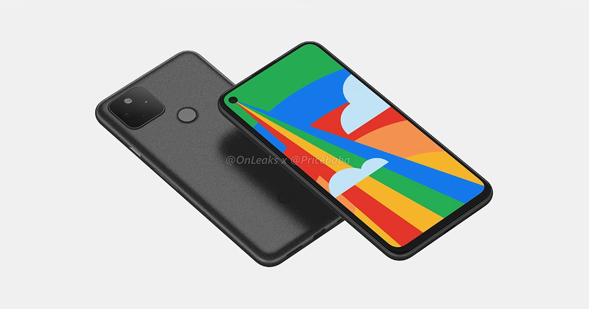 Pixel 5හි renders images ලෝකප්‍රසිද්ධ tipster කෙනෙක් වන OnLeaks විසින් නිකුත් කරයි
