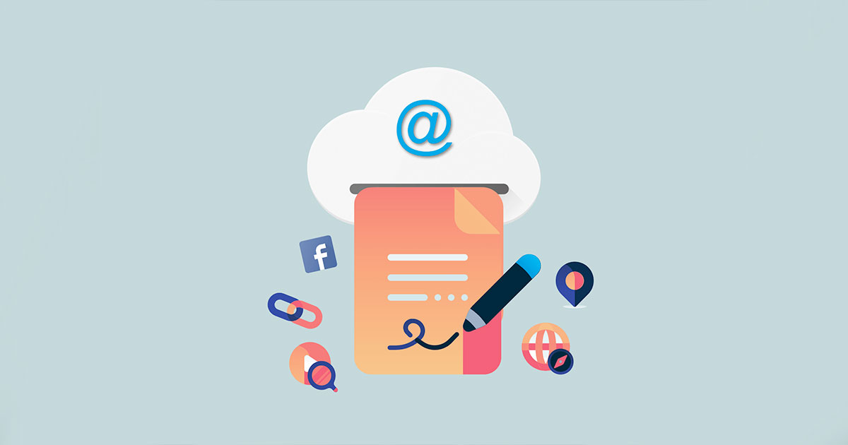 Signature එකක් දාල emails යවමු