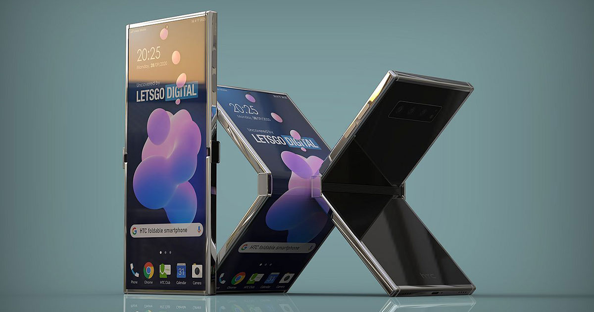 hTC සමාගම විසින් නව Foldable ජංගම දුරකථනයක් සඳහා පේටන්ට් බලපත්ර ලබාගනියි