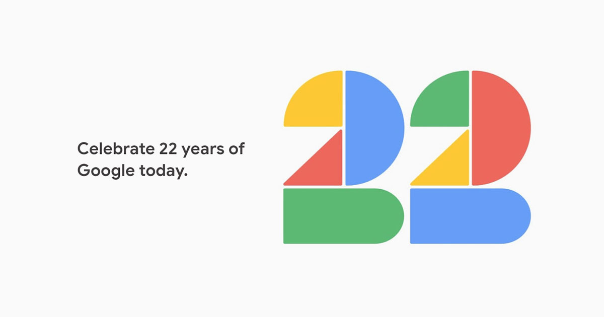 Google සමාගම සිය 22 වැනි උපන්දිනය සමරයි, තෝරාගත් නිෂ්පාදන කිහිපයකට 22%ක වට්ටම් ලබා දේ