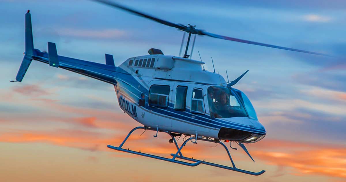 ශ්‍රී ලංකා ගුවන් හමුදාව භාවිතා කරන BELL 206 හෙලිකොප්ටරය