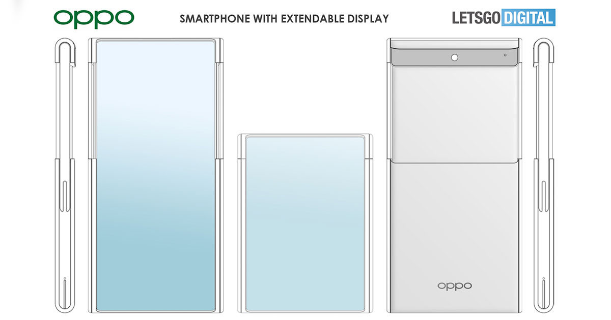 Oppo සමාගම විසින් extendable display එකකින් යුතු ජංගම දුරකතනයක් සඳහා patent බලපත්‍ර ලබා ගනී