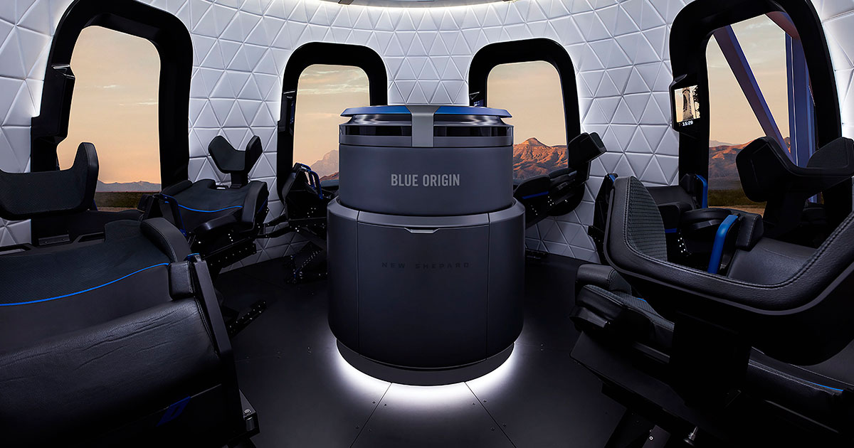 Amazon.com නිර්මාතෲ Jeff Bezosගේ Blue Origin 2021 ජයග්‍රාහීව අරඹයි