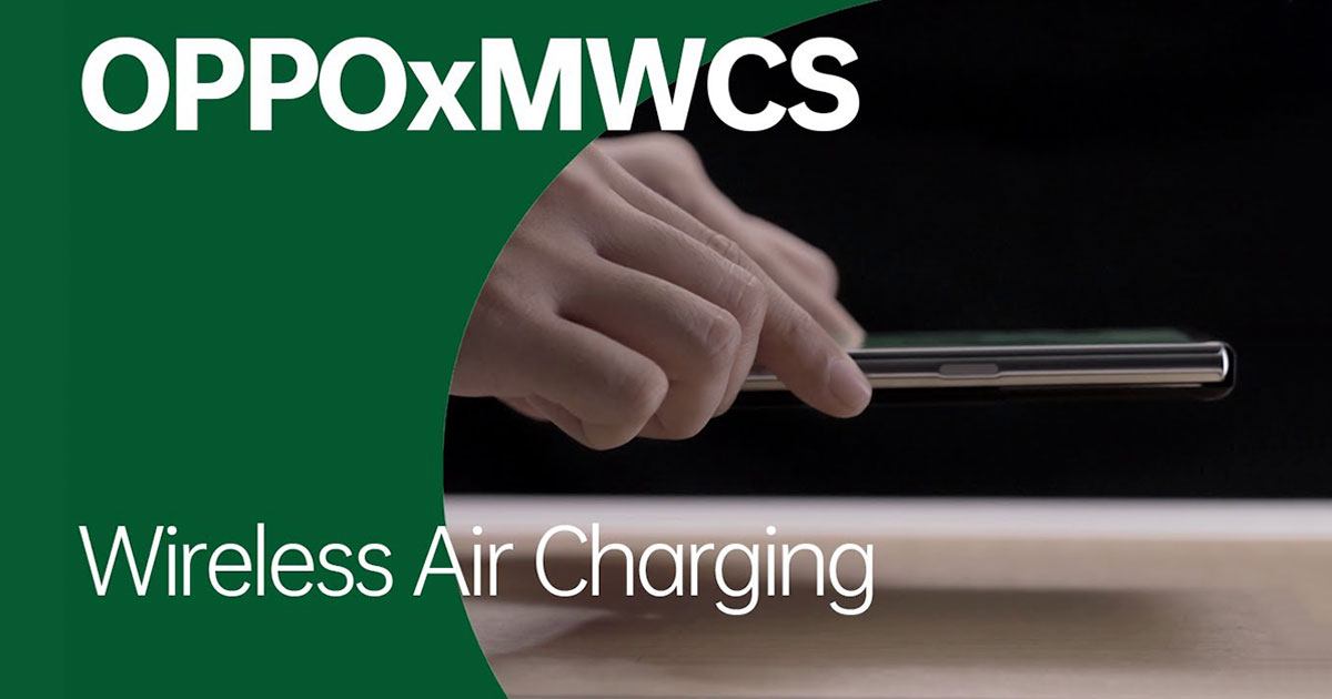 OPPO සමාගම විසින් රැහැන් රහිතව වාතය හරහා උපාංග ආරෝපණය කළ හැකි තාක්ෂණයක් හඳුන්වා දීමට කටයුතු කරයි