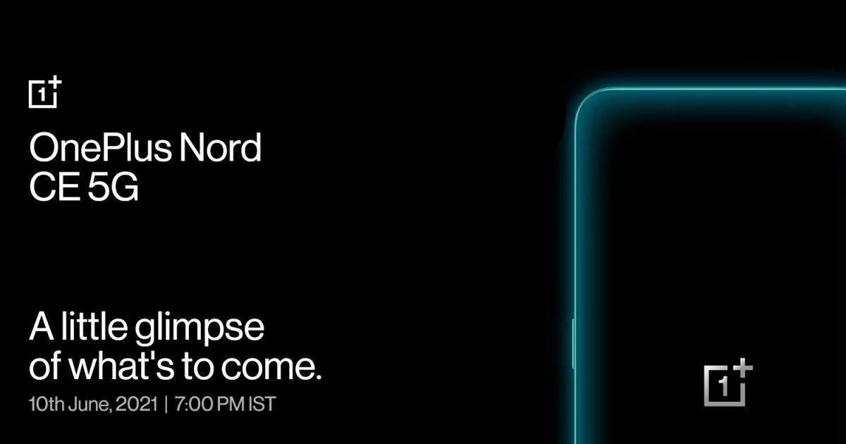 OnePlus Nord CE 5G ජංගම දුරකතනය ජුනි 10 වන දින එලි දැක්වීමට OnePlus සමාගම සූදානම් වේ