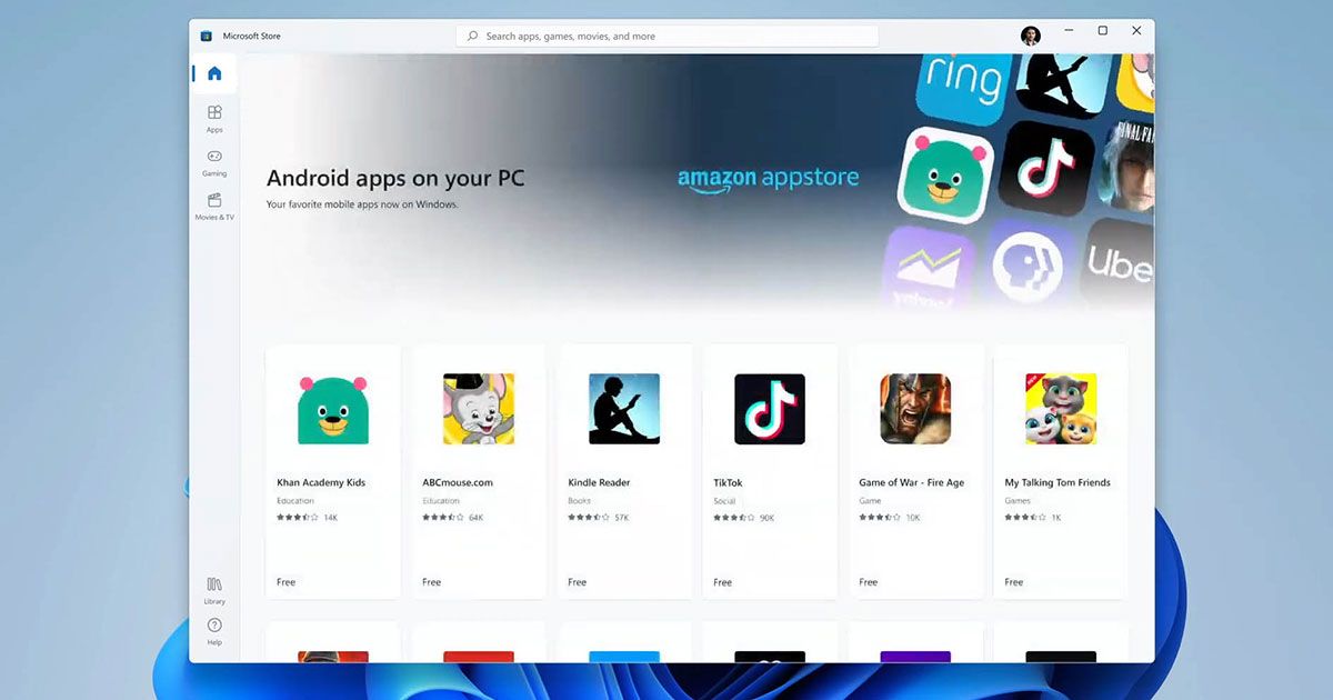Windows 11 සංස්කරණයේදී Android APKs sideload කිරීමේ හැකියාවෙන් යුක්ත බව වාර්තා වේ