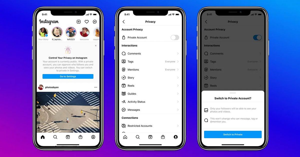 නව යොවුන් වියේ පසුවන Instagram පරිශීලකයන්ගේ පෞද්ගලිකත්වය ඉහළ නැංවීමට නව වෙනස්කම් කිහිපයක්