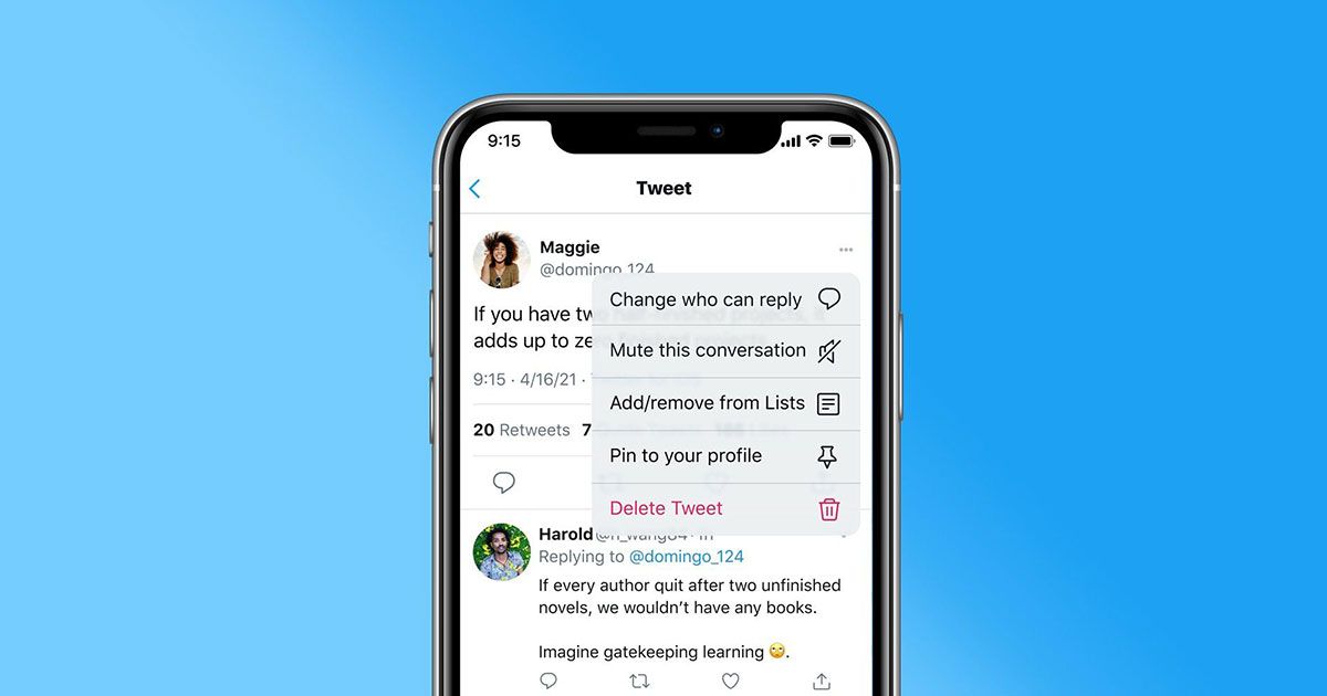 Tweet එකක් පළ කිරීමෙන් පසුවත් reply කල හැකි අයව තේරීමේ පහසුකම ලබා දීමට Twitter විසින් කටයුතු කරයි