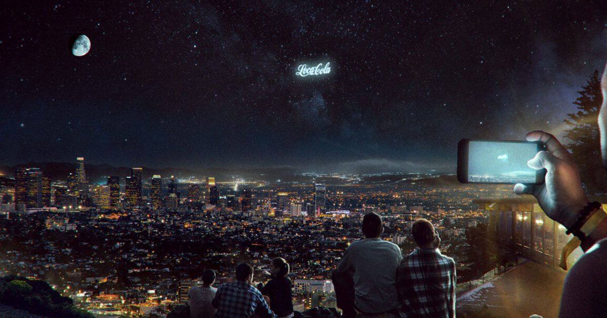 Elon Muskට ඇත්තටම අභ්‍යවකාශයේ දැන්වීම් පළ කිරීමට හැකිද?