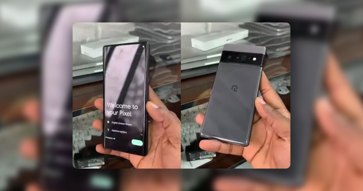 අන්තර්ජාලය වෙත නිකුත් වූ වීඩියෝවකින් Google Pixel 6 Pro දුරකථනයේ හැඩය යැයි සැලකෙන තොරතුරු හෙළිවේ