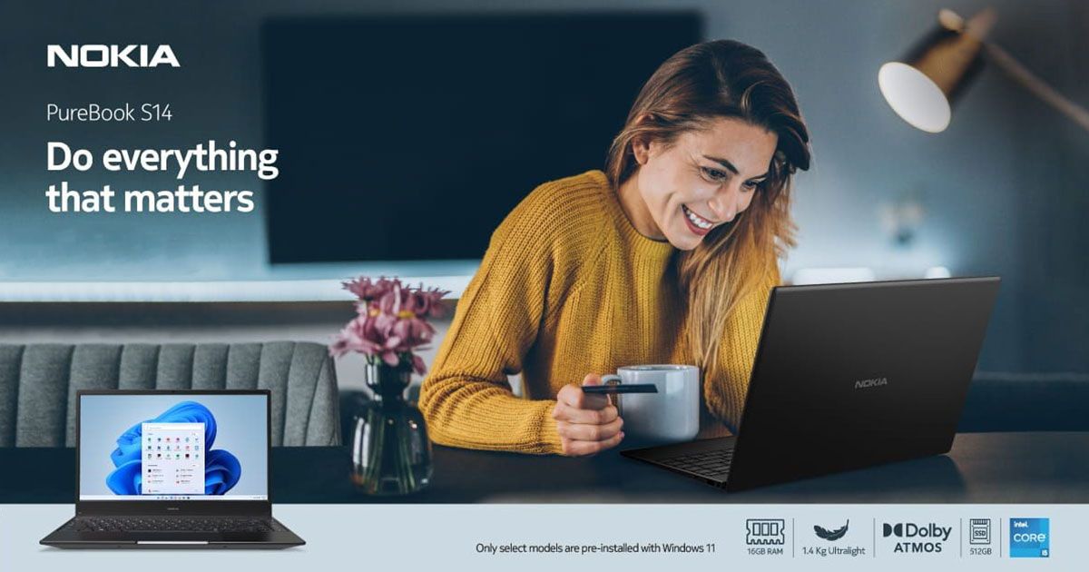 NOKIA සමාගමෙන් අළුත්ම Notebook එකක් සමග Smart TV පෙලක්