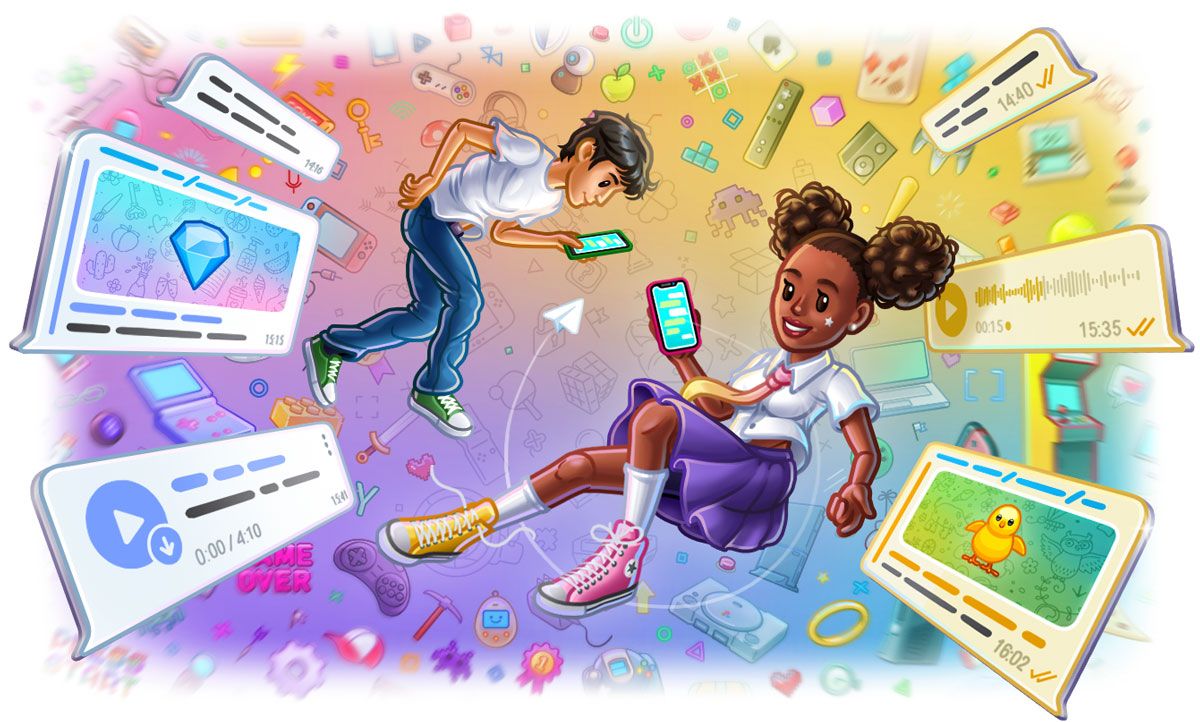 චැට් තේමාවන්, සජීවී විකාශන පටිගත කිරීම, සමූහවල පණිවිඩ කියවීම සහ තවත් යාවත්කාලීන කිහිපයක් ටෙලිග්‍රෑම් ආයතනය විසින් ලබා දෙයි