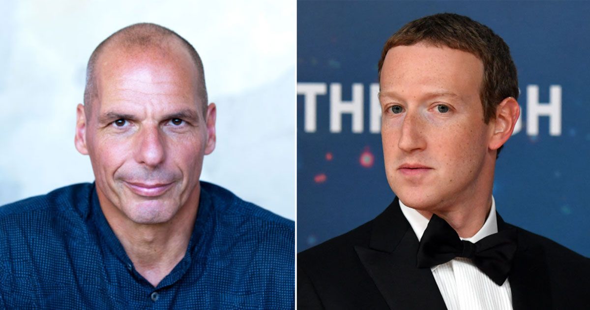 Mark Zuckerberg විසින් Meta යන නාමය සොරකම් කර ඇති බවට ග්රීසියේ හිටපු මුදල් ඇමති Yanis Varoufakis විසින් චෝදනා කරයි