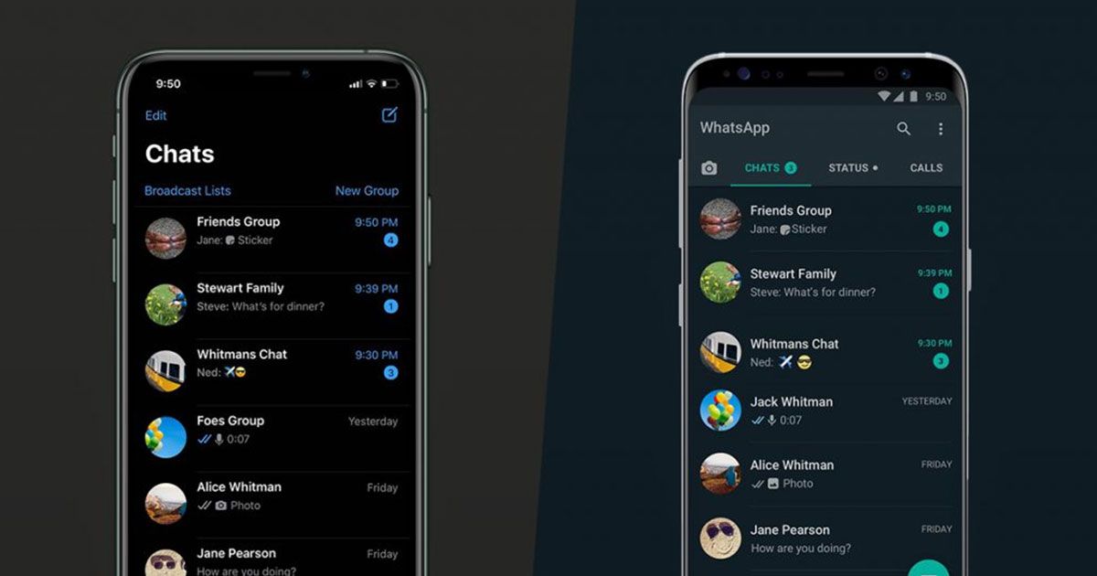 WhatsApp Android හා iOS වල ඇති වෙනස් Features හඳුනාගනිමු