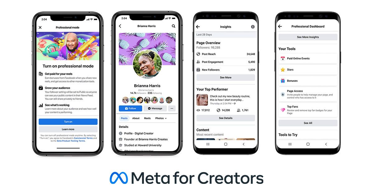 Facebook Profile එක මඟින් මුදල් ඉපැයිය හැකි Professional Mode එකක් Meta සමාගම විසින් හඳුන්වාදෙයි