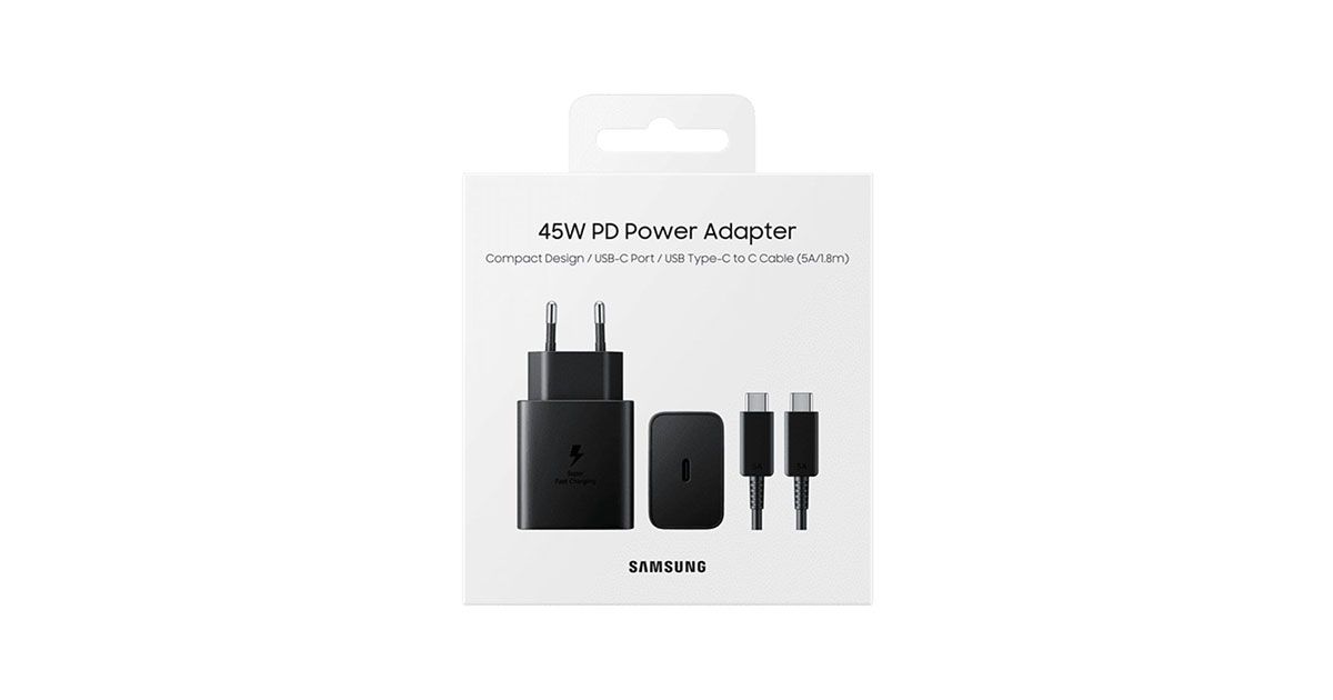 Samsung Galaxy S22 Ultra සහ S22+ සඳහා 45W PD charger එකක් ලබා දීම සඳහා එම සමාගම සූදානම් වේ