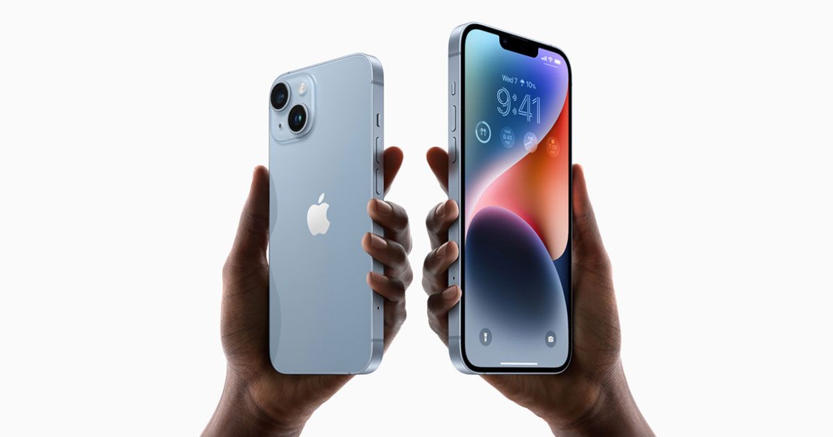 The new iPhone 14 & iPhone 14 Plus feature new main and selfie cameras, dual eSIM support, and Emergency SOS via satellite