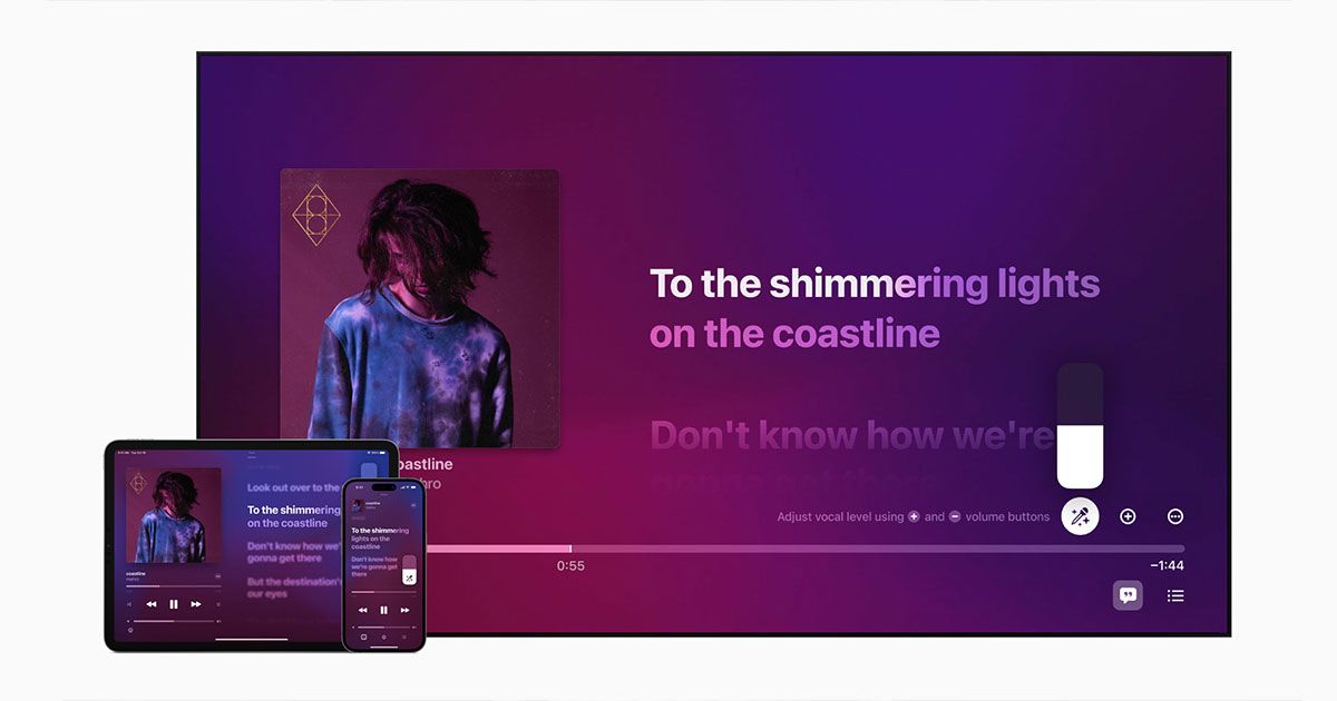 Apple Music Sing නමින් නව karaoke විශේෂාංගයක් Apple Music සඳහා හඳුන්වාදේ
