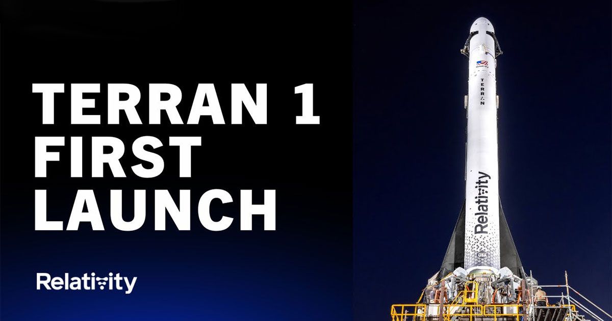 ලොව පළමු 3D මුද්‍රිත රොකට්ටුව "Terran 1" අද අභ්‍යාවකාශයට