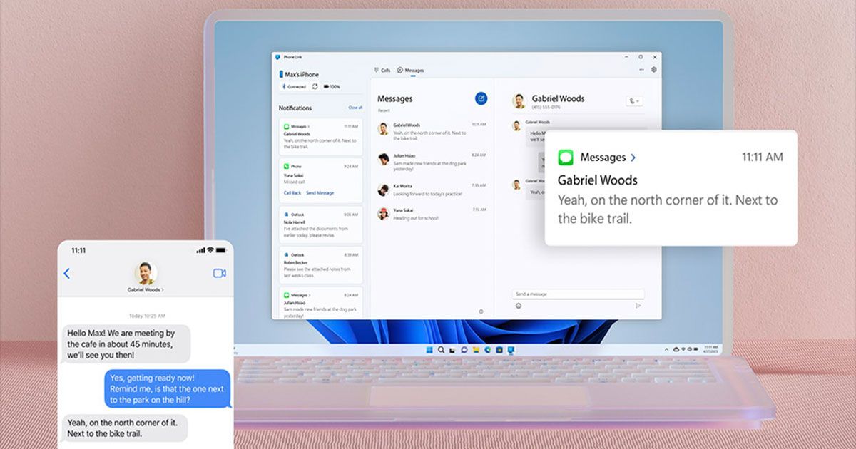iPhones සඳහා Microsoft Phone Link සහාය සියලුම Windows 11 පරිශීලකයන්ට