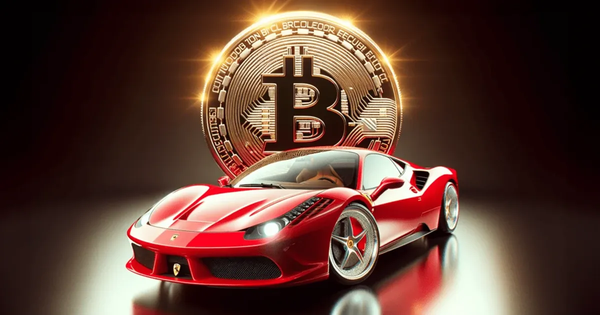 Cryptocurrency හරහා ගෙවීම් කිරීමේ අවස්ථාව ලබා දීමට Ferrari සමාගම කටයුතු කරයි