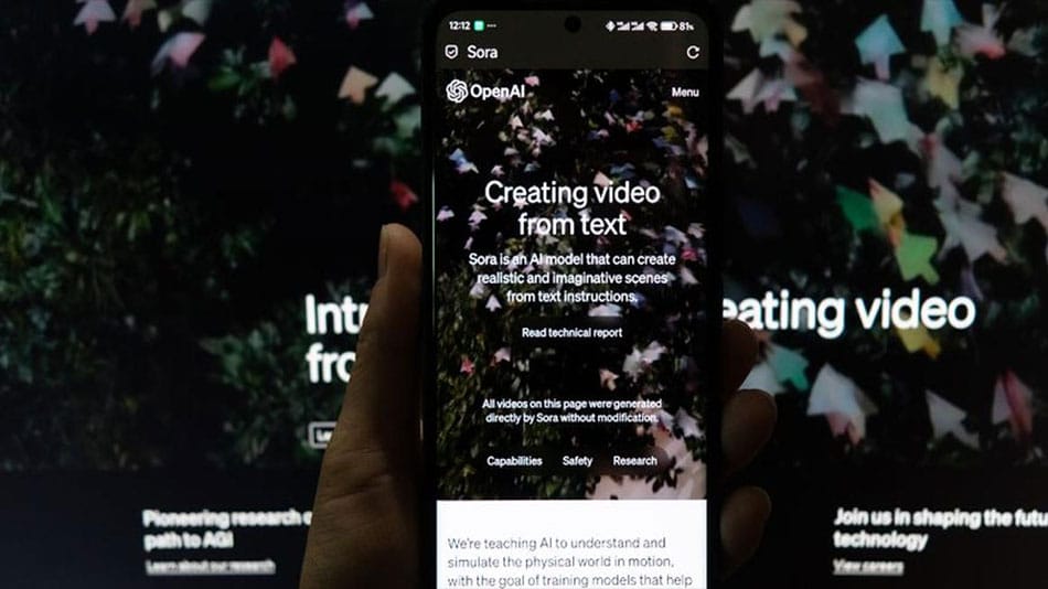 OpenAI සමාගමේ Sora AI Tool එක මෙම වසර අගදී ලබා ගත හැකි බවට තොරතුරු වාර්තා වේ