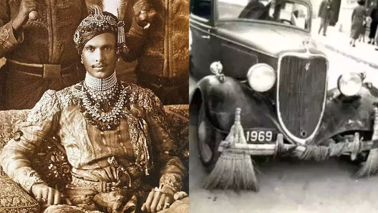 රෝල්ස් රොයිස් රථ 10ක් කුණු අදින රථ බවට පත් කරල ඉන්දිය රජුගේ කතාව