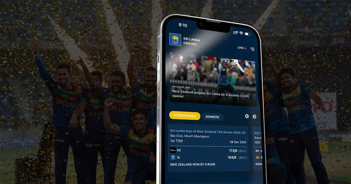 Sri Lanka Cricket ආයතනය විසින් Sri Lanka Cricket Live App එක එළිදක්වයි