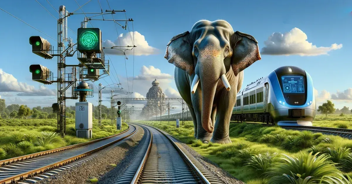 දුම්රියේ වන අලි ගැටීම වැලැක්වීමට AI තාක්ෂණයෙන් යුත් විසඳුමක්