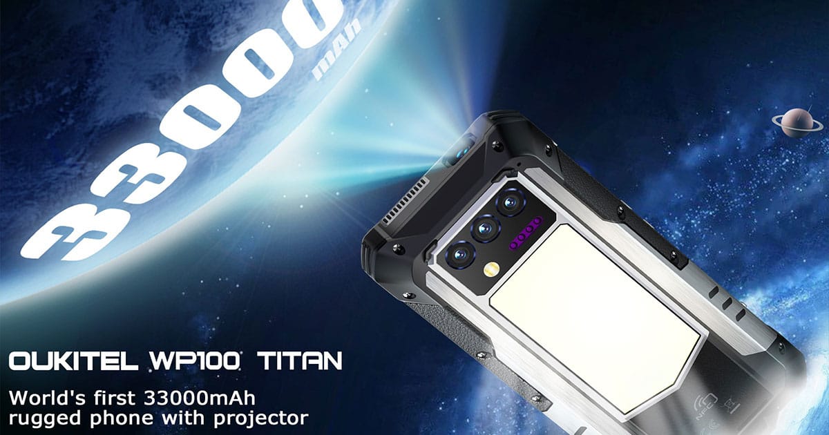 එක් ආරෝපණයකින් මාස 06ක් භාවිත කළ හැකි Oukitel WP100 Titan Rugged Smartphone එක