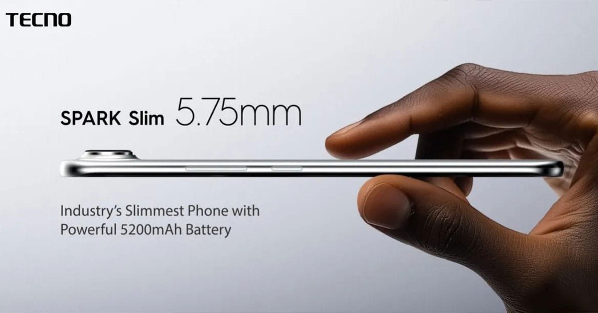 Tecno Spark Slim: ලෝකයේ සිහින්ම ස්මාර්ට්ෆෝන් එක 2025දී MWC හිදී එළිදකියි
