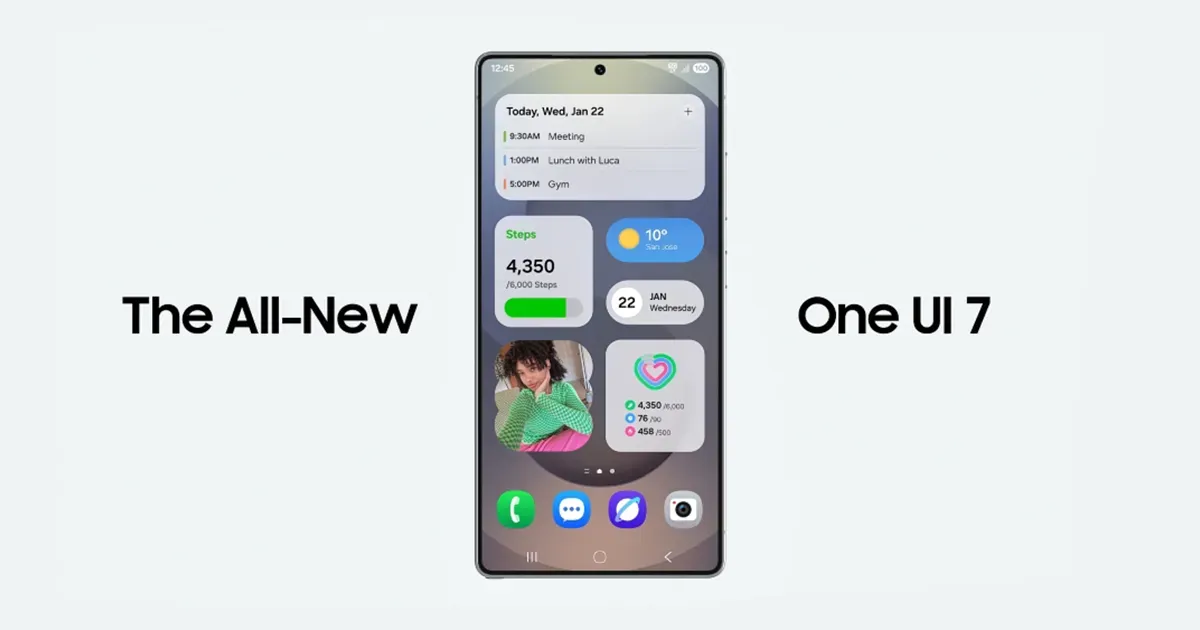 අප්රේල් සිට නිකුත් වන Samsung One UI 7