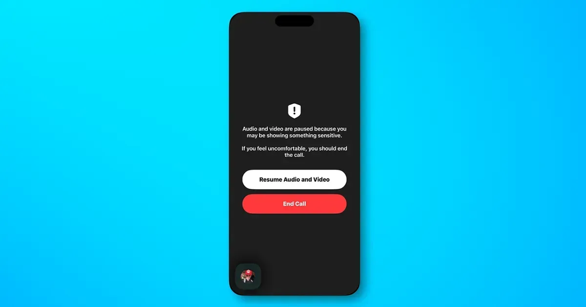නිරුවත් FaceTime ඇමතුම් Freeze කිරීමේ හැකියාව iOS 26 වෙත