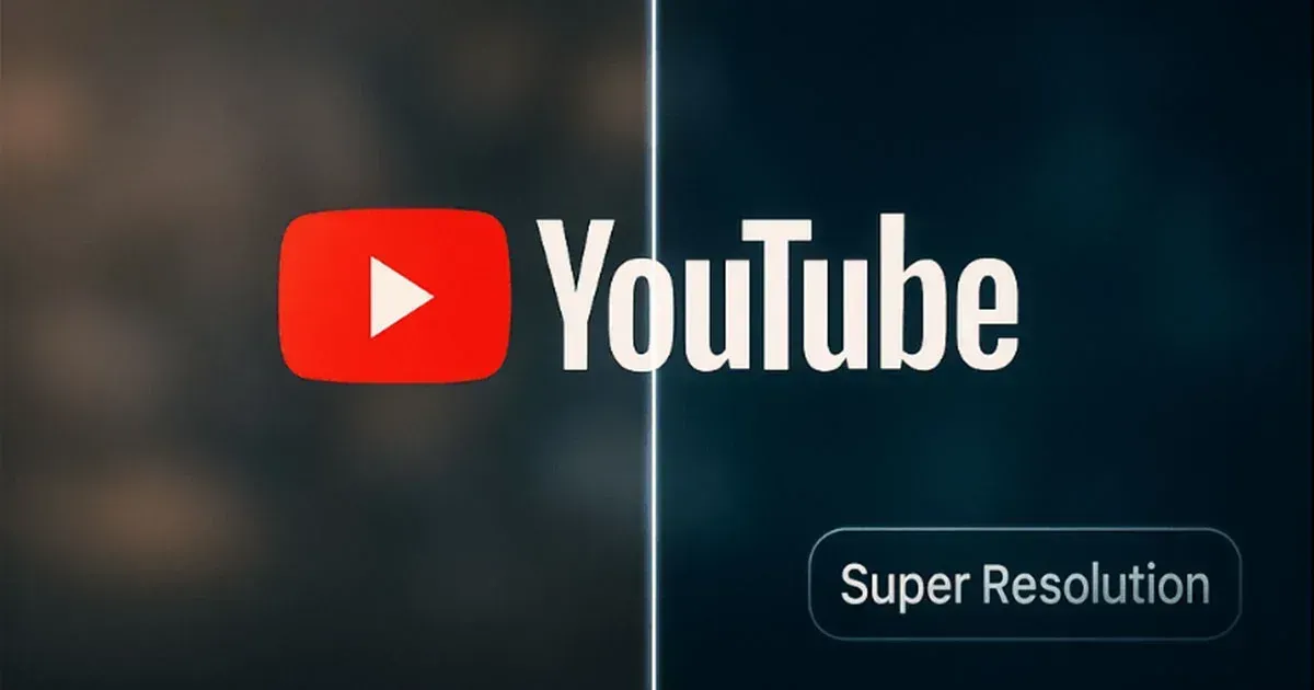 පැරණි වීඩියෝ AI බලයෙන් HD තත්වයට පත් කරන YouTube "Super Resolution" විශේෂාංගය