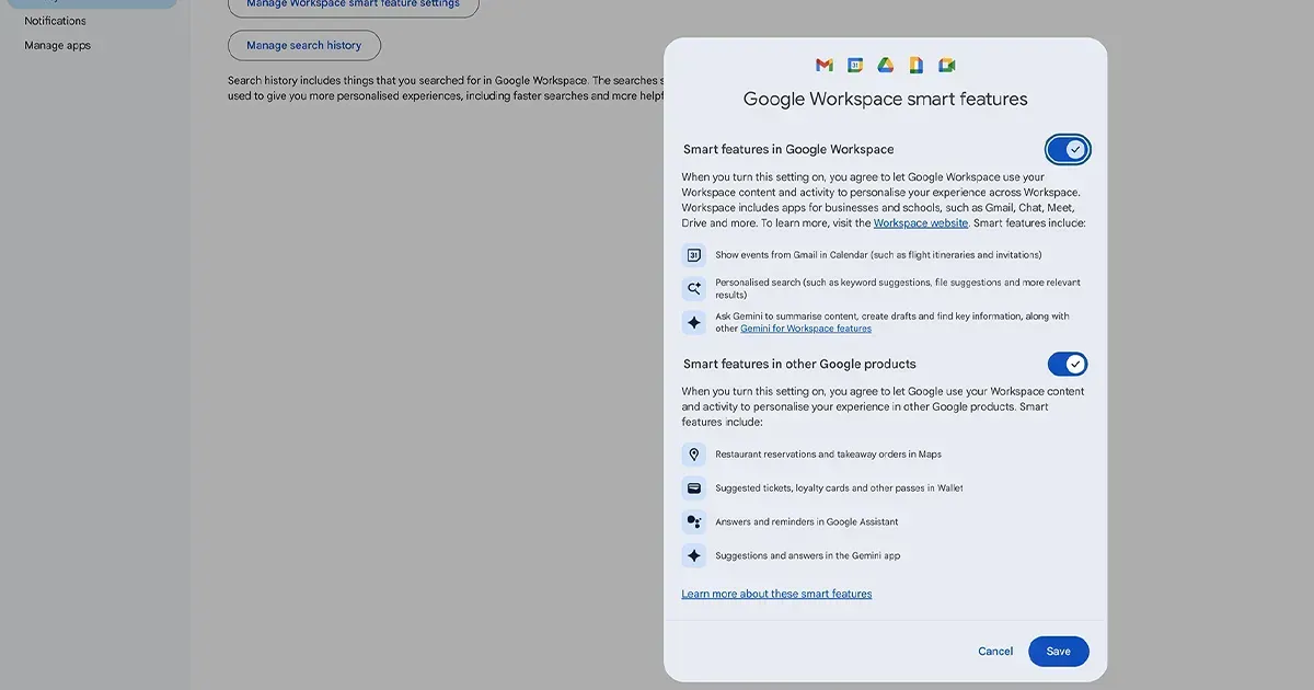 Google Drive හි නව Workspace Smart විශේෂාංග නිසා ඔබේ පෞද්ගලිකත්වය අනතුරේද ?