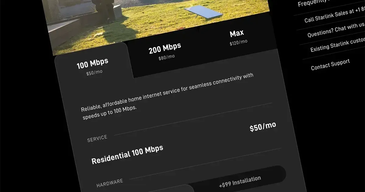 Starlink වෙතින් 100Mbps පැකේජයක් හඳුන්වා දෙයි; ඉදිරියේදී ශ්‍රී ලංකාවටත් ලැබෙන ලකුණු !?