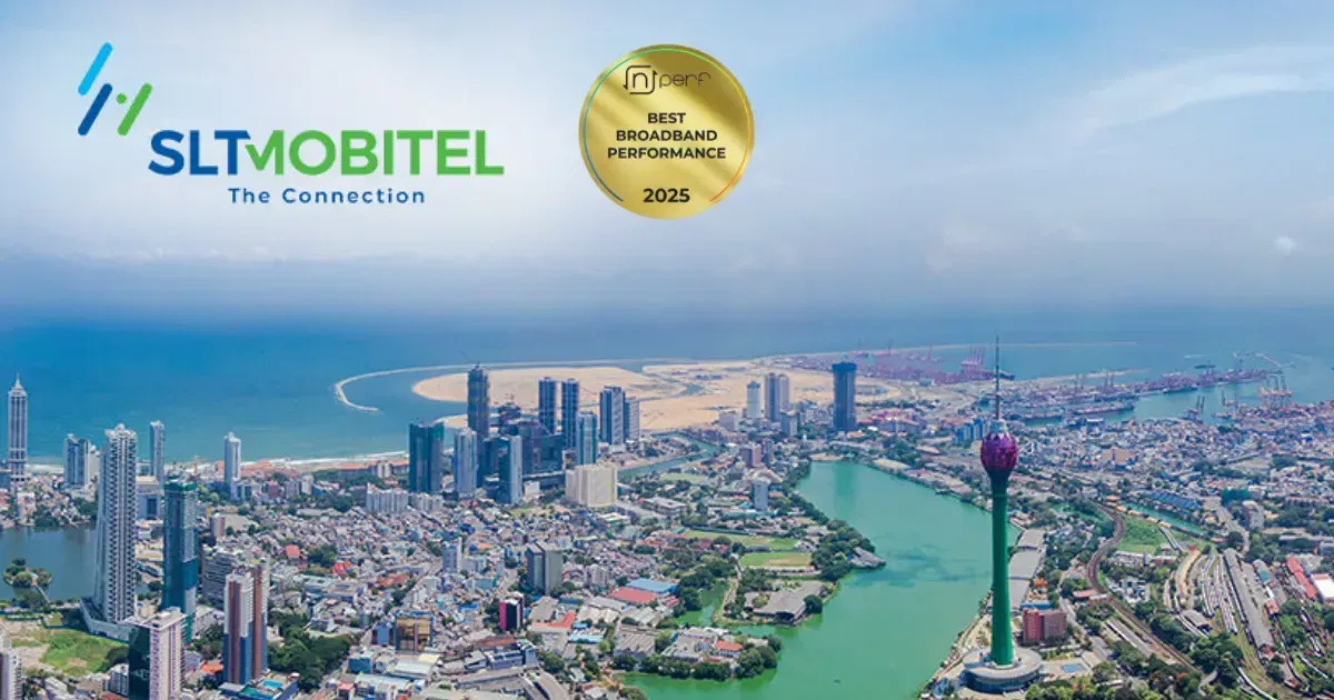 පසුගිය වසරේදී Dialog අභිබවා SLT-MOBITEL Home Broadbandහි පෙරමුණ ගනි