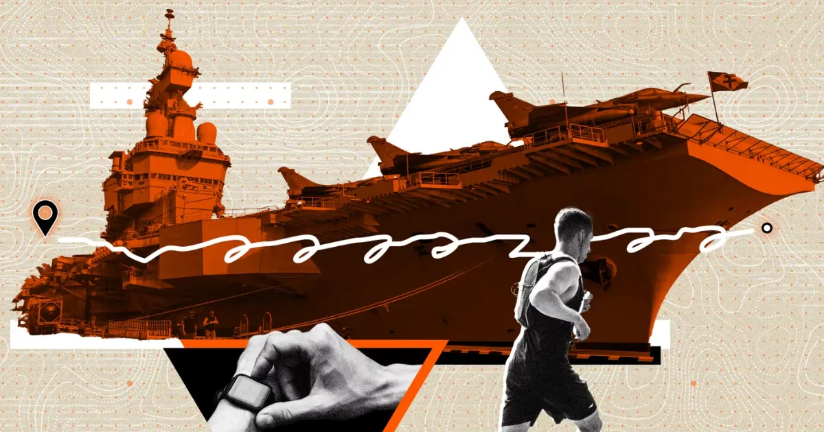 Fitness App එකක් නිසා හෙළි වූ ප්රංශ ගුවන් යානා ප්රවාහන නෞකාවේ රහසිගත පිහිටීම!