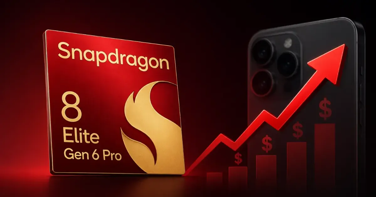 Snapdragon 8 Elite Gen 6 සමඟින් ඩොලර් 300කින් පමණ Smartphone මිළ ඉහළ යා හැකි බවට වාර්තා වේ