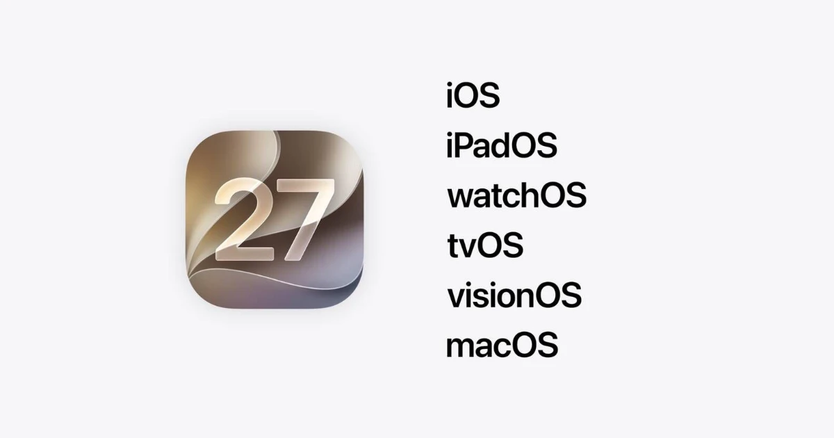 iOS 27 නිකුත් වන දින​ය