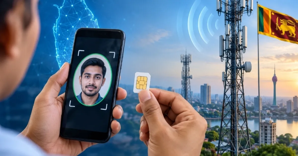 නව SIM කාඩ්පතක් ලබා ගැනීමේදී Live Photography Verification අනිවාර්ය කිරීමට TRCSL සුදානම් වේ